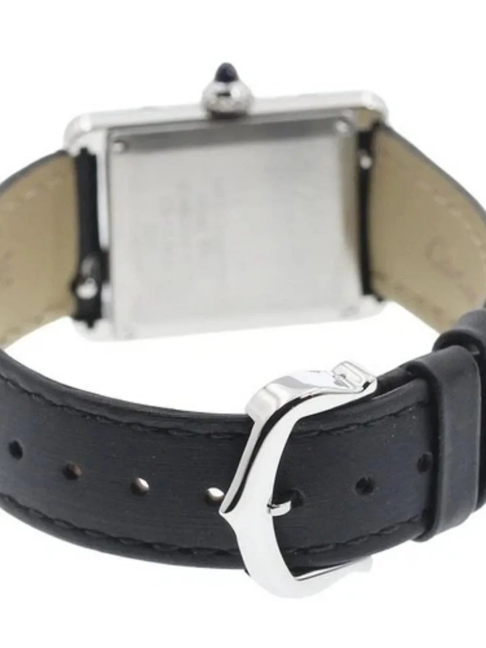 CARTIER tank mast SM WSTA0060 Silver Dial Solar Powered Ladies Watch_965553